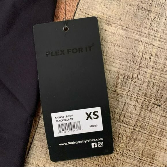 90 Degree by Reflex High-Waist Biker Shorts | Size XS | NWT - Picture 3 of 9